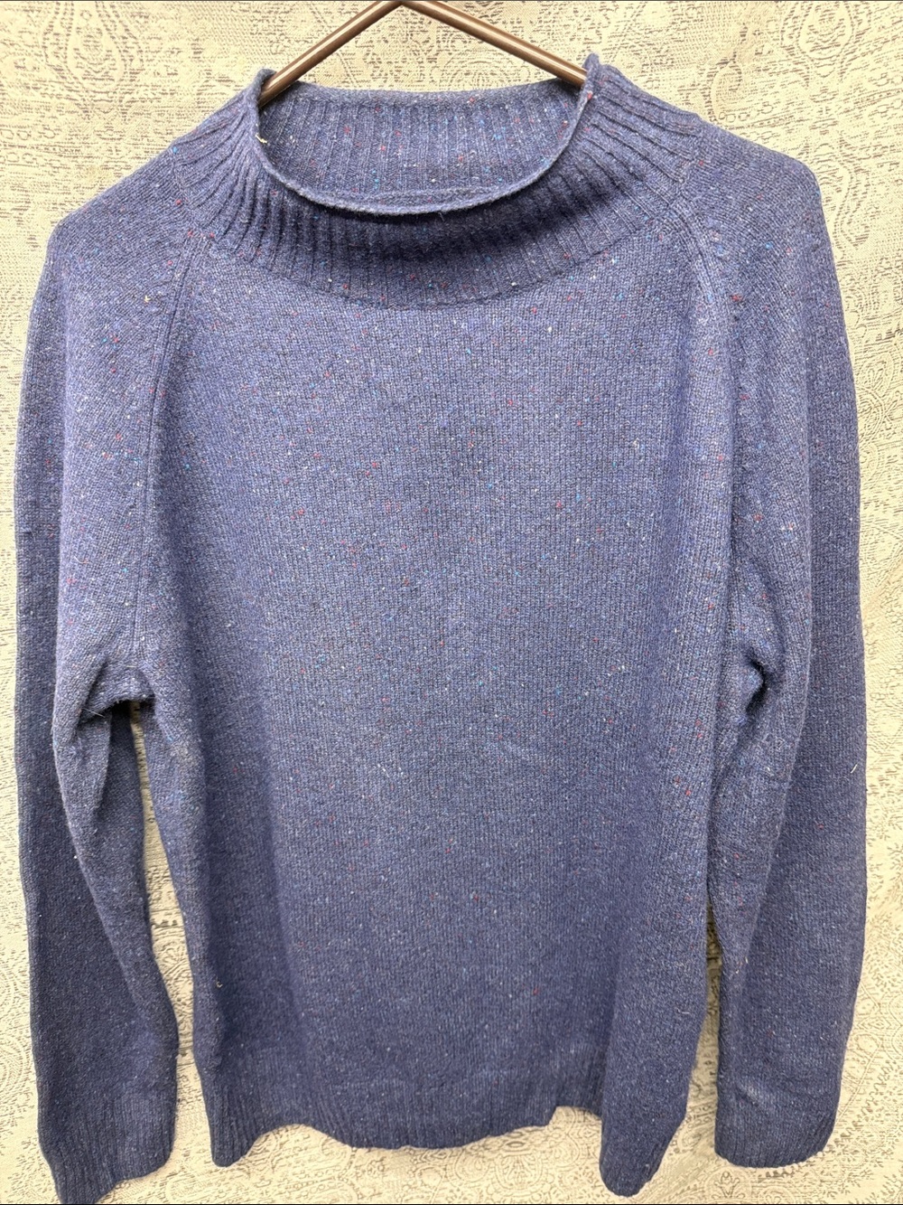 Men’s J.Crew Crewneck Wool Sweater - Blue 1 Large